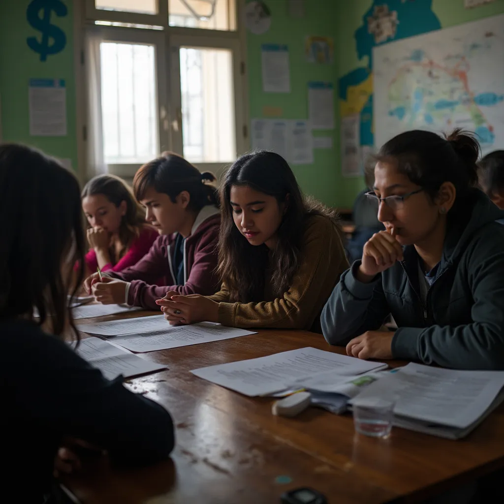 Taller de educación financiera para jóvenes en Argentina